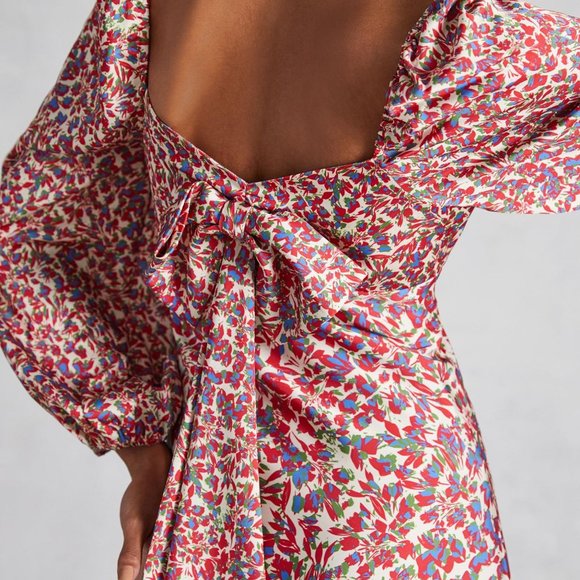 *Host Pick* BNWT Anthropologie Sachin & Babi Floral MIDI Dress size 6 Petite. - Picture 2 of 5
